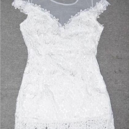 Lace Embroidery Dress