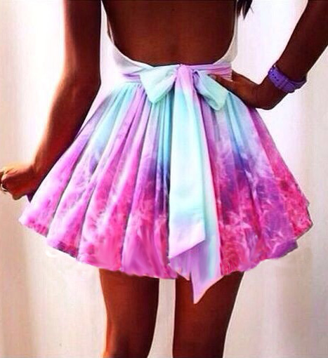 Galaxy Colorful Skirt
